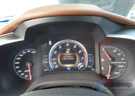 2017 Chevrolet Corvette Stingray Z51 from USA, damaged, VIN 1G1YM2D70H5114145